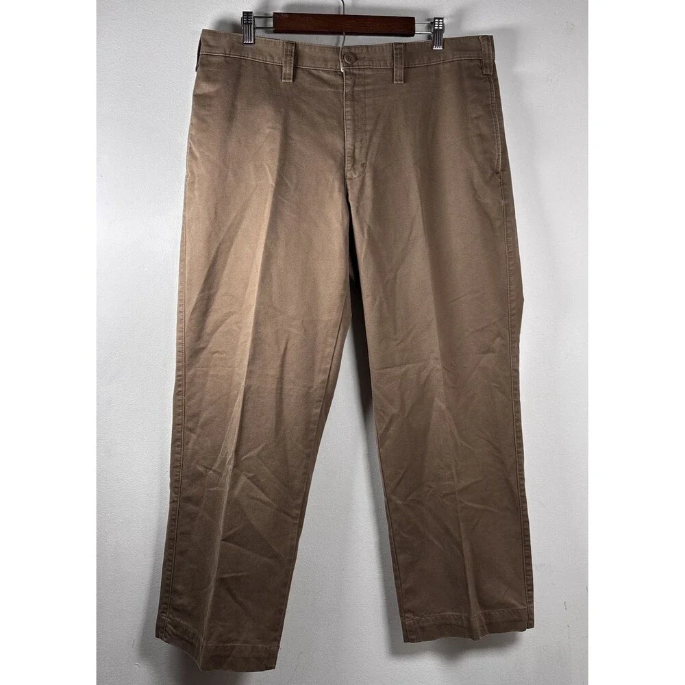 Eddie Bauer Men’s Pants 36x30 Brown Ripstop Pants NWT